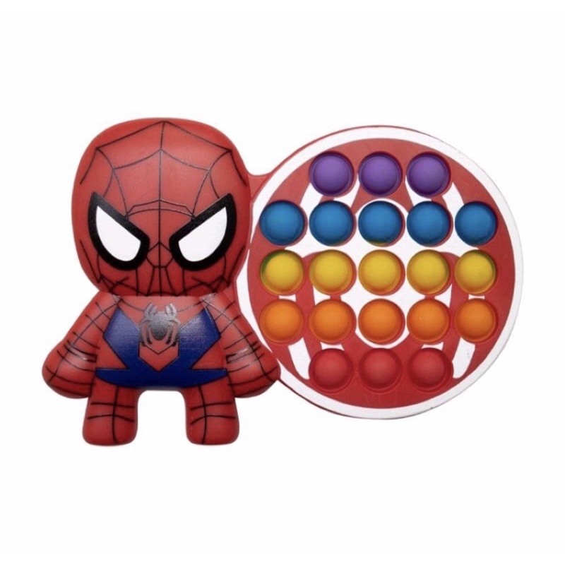 POP IT KARAKTER HULK CAPTAIN AMERICA IRON MAN SPIDERMA-4