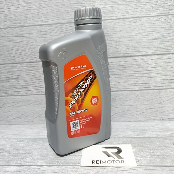 OLI PRIMA XP 1 LITER SAE 20W50 reim07 Kualitas Baik