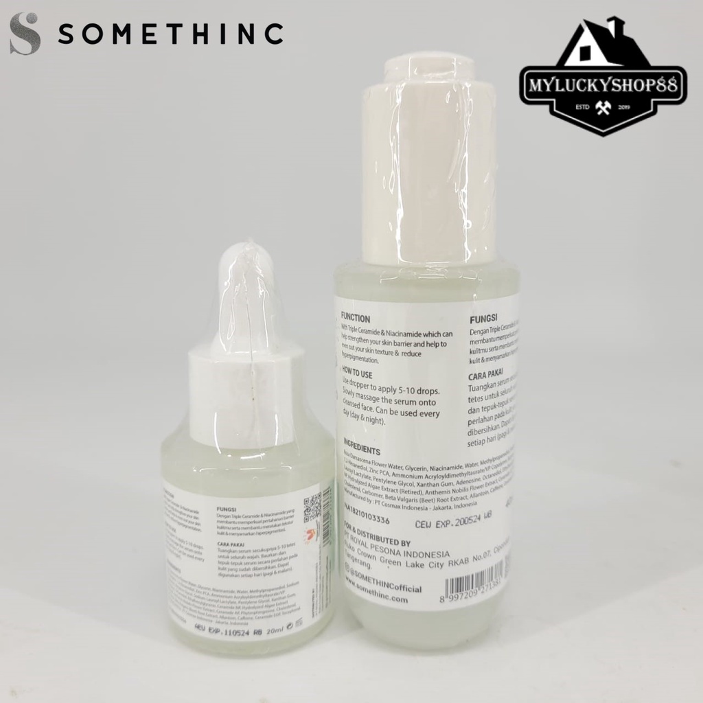 Somethinc 10% Niacinamide Barrier Serum Wajah Muka Face Serum