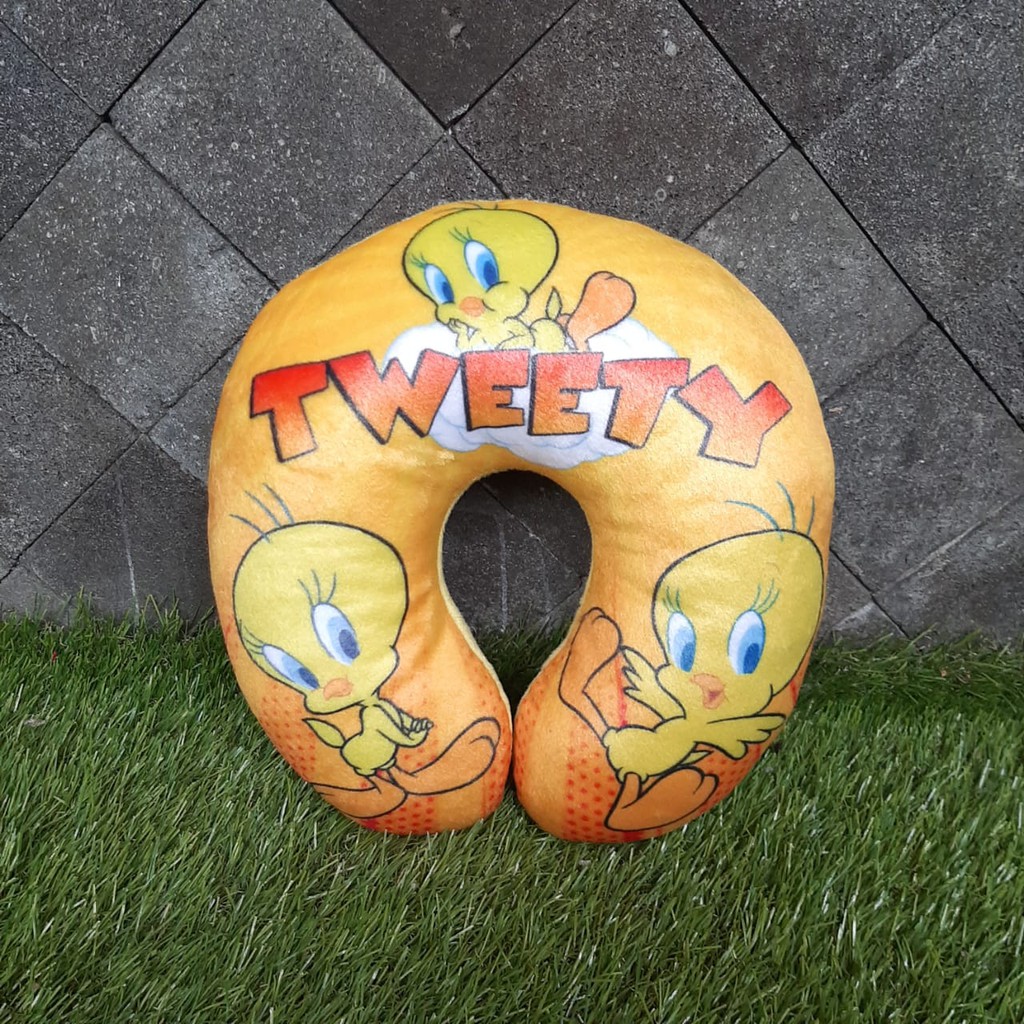 Bantal Leher Motif Kartun tweety