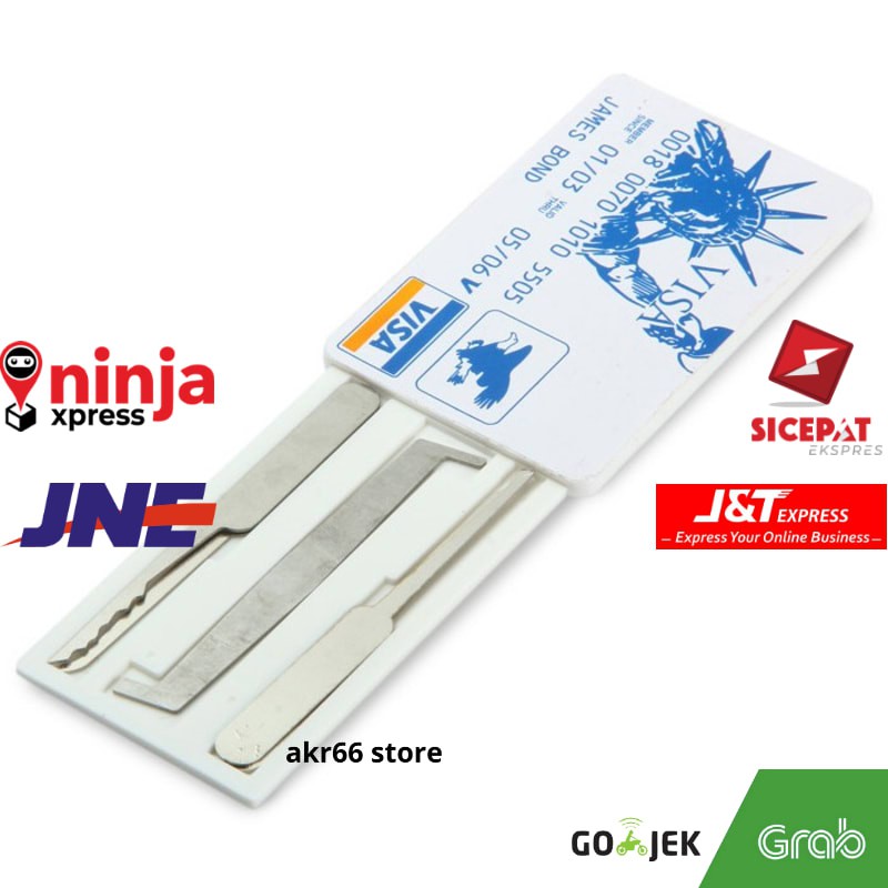 

CREDIT CARD LOCK PICK SET BARU