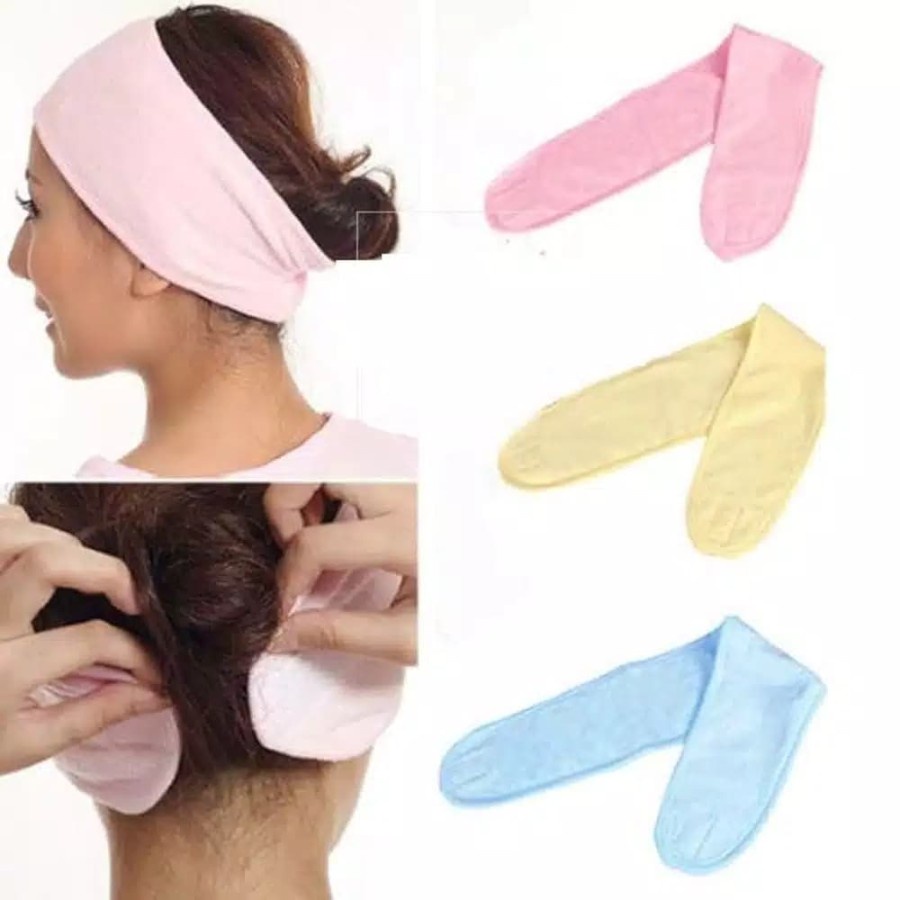 Headband Beauty Towel / Bandana Make Up / Bando Facial / Bando Kep