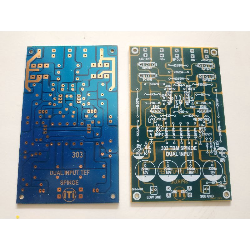 PCB Power Amplifier TBM Dual Input 303