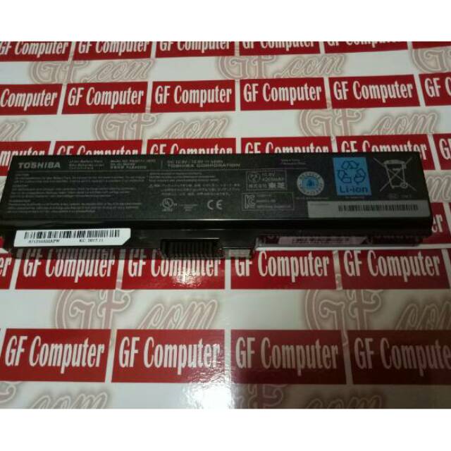 Baterai Laptop Toshiba Satellite A600, L600, M600 Series  /  PA3816U-1BRS, PA3817U-1brs ORIGINAL