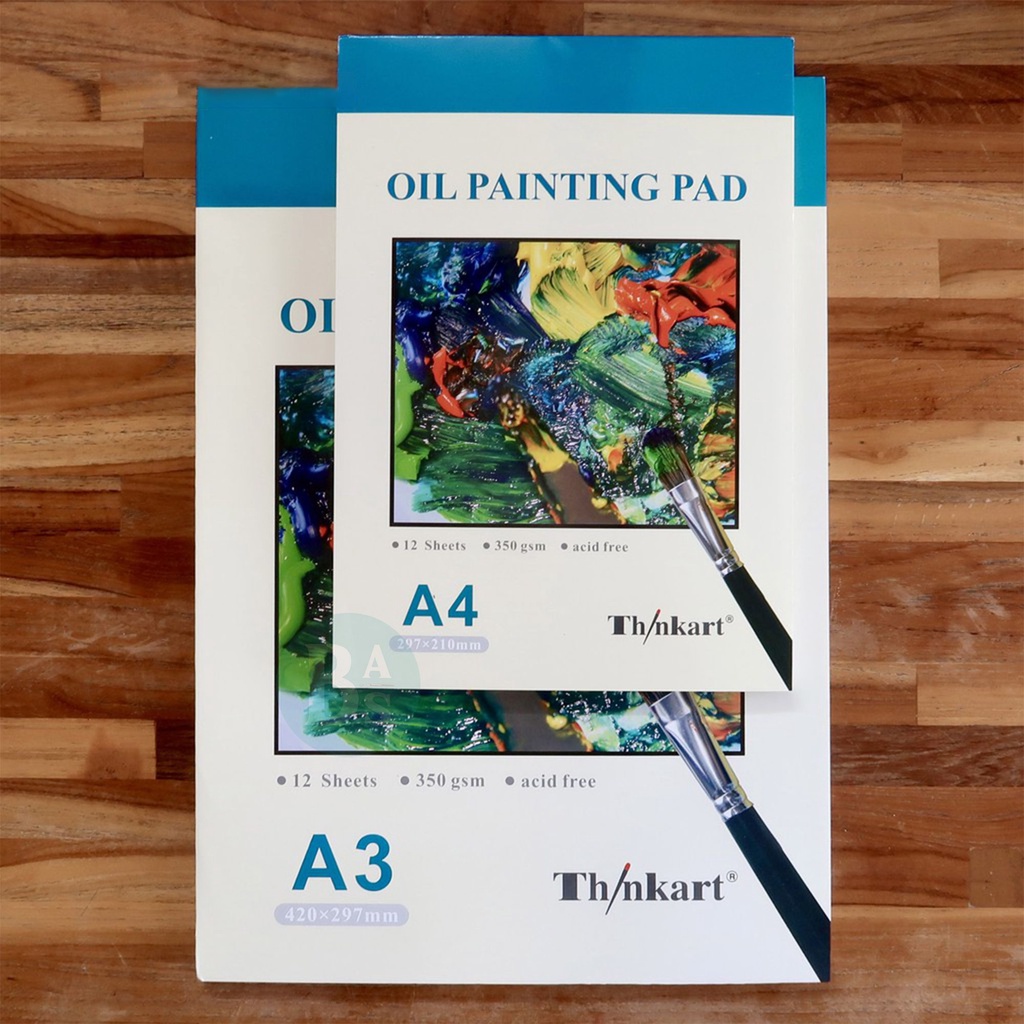 

Thinkart Oil Painting Pad A4 / A3 350gsm
