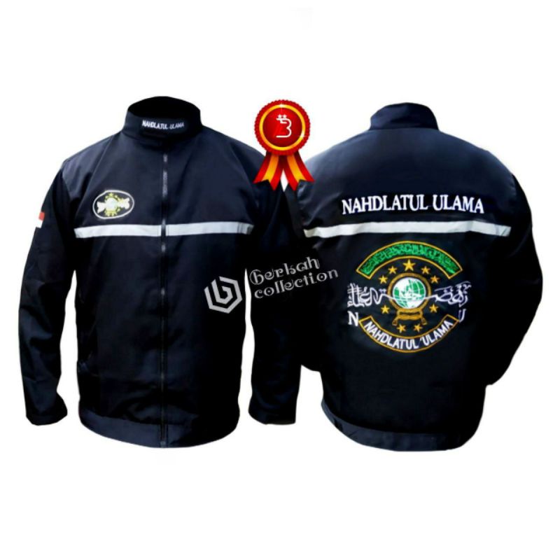 (COD) JAKET NU ORIGINAL WARNA HITAM HIJAU JAKET NAHDLOTUL ULAMA AZZAHIR MAFIA MAJLIS SHOLAWAT