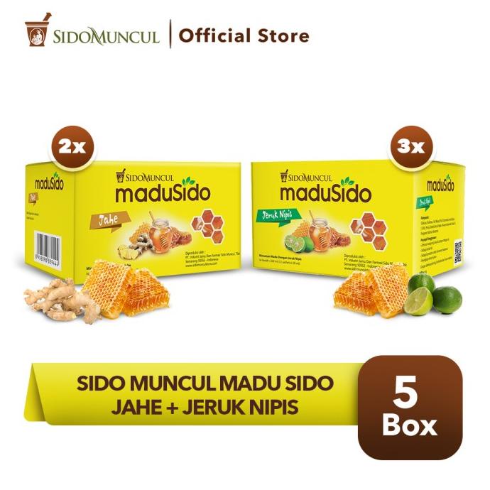 

Madu Sido Jahe 2x10's + Jeruk Nipis 3x10's