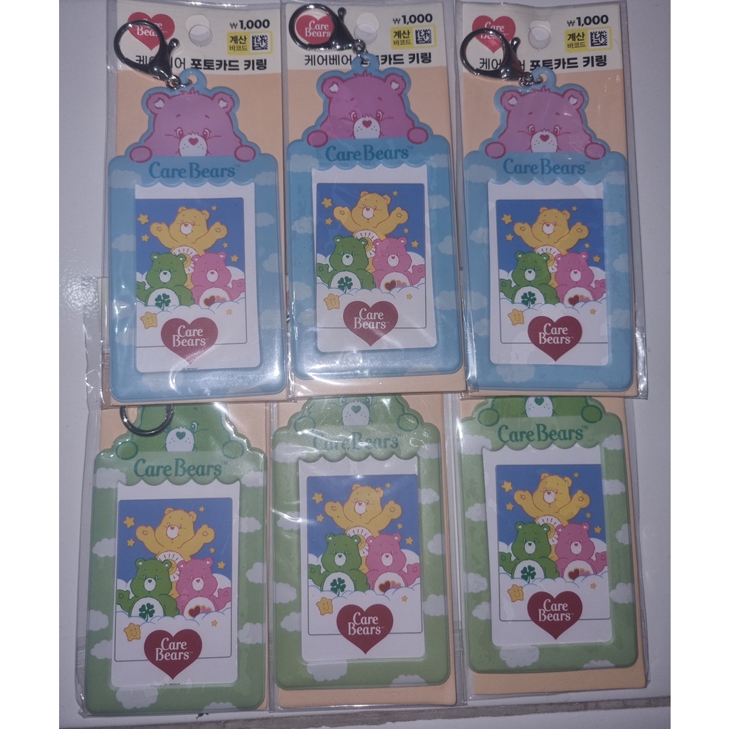 [READY STOCK] PHOTOCARD KEYRING | PC KEYRING DAISO CARE BEARS