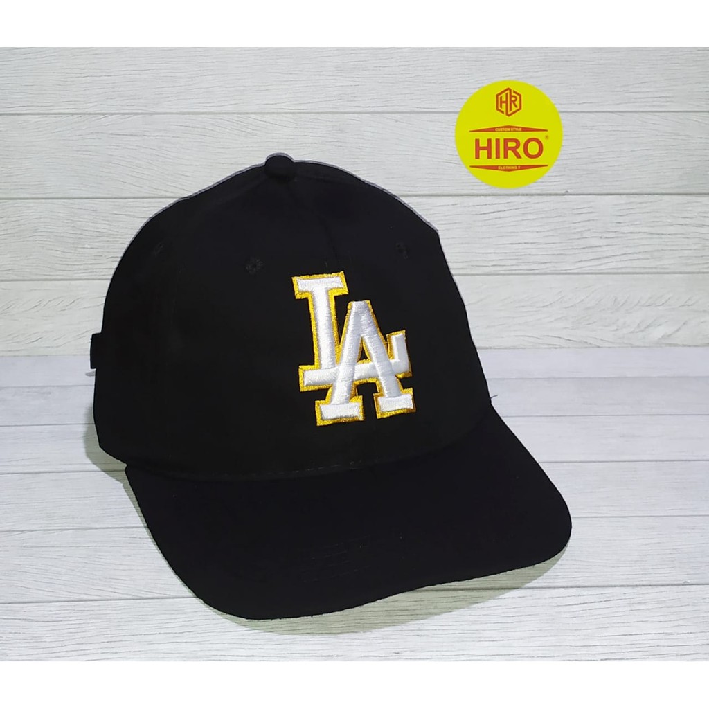 [COD]Topi Baseball Bordir LA New Model/Topi Distro Pria/Topi Santai