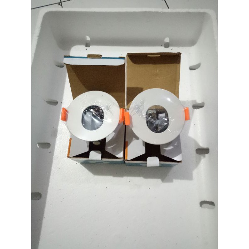 housing lampu halogen MR16 pinhole oval