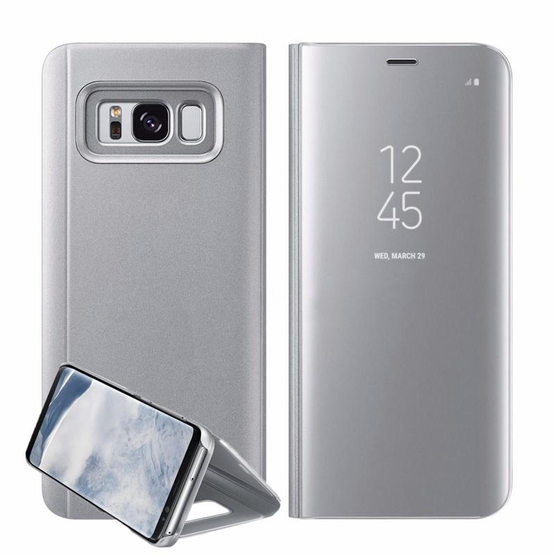 Case Samsung S8 Plus Clear view standing flip cover