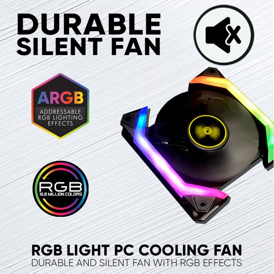 Fan Casing Armaggeddon Tessraxx SPY Series ARGB | Support Aurora SYNC