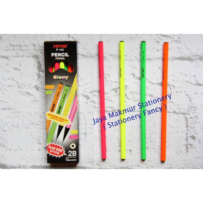 Pensil Joyko 2B GLOWY P-102