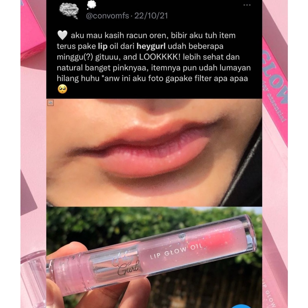 BEST SELLER!LIP GLOW OIL BY HEYGURL | SAFFRON MASK HEYGURL SAFFRON HEYGURL LIP GLOW HEYGURL LIPGLOW OIL HEYGURL LIP SERUM LIP OIL HEYGURL LIPPIE SERUM SERUM BIBIR PENCERAH BIBIR MASKER SAFFRON HEYGURL ORGANIC MASK SAFFRON MASK BY HEYGURL HEYGURL.ID