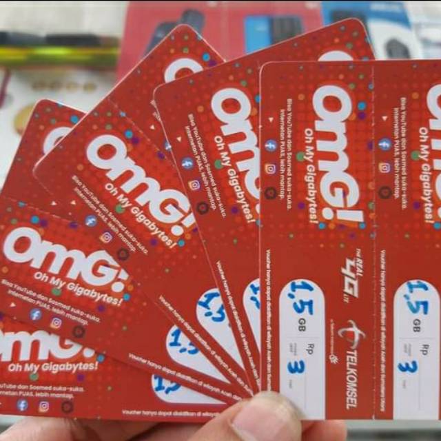 Voucher Telkomsel 1,5GB/3hari