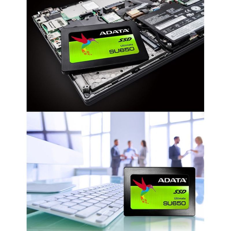 ADATA Ultimate SU650 2.5&quot; 240GB SATA III 3D NAND Internal Solid State Drive (SSD) ASU650SS-240GT-R