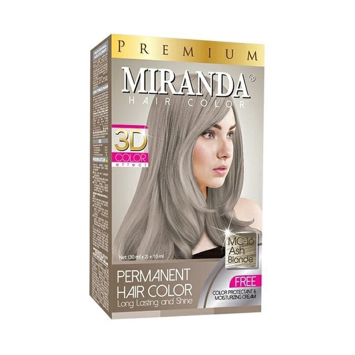 Sl MIRANDA  hair color pewarna cat  rambut  natural abu 