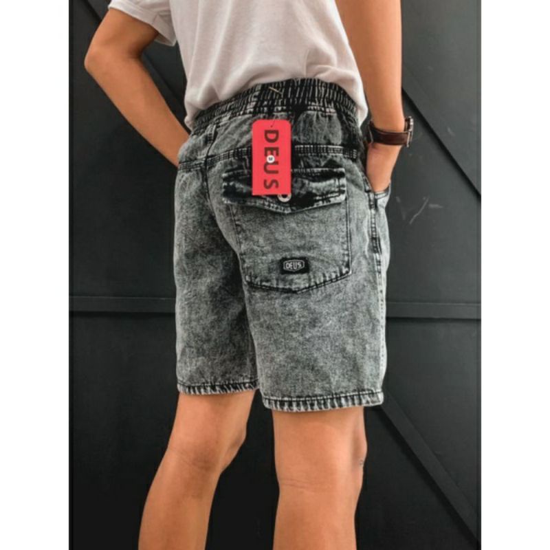 Kolor Pendek Sandwash Jeans celana kolor pria celana kolor jeans pendek celana pendek distro Unisex