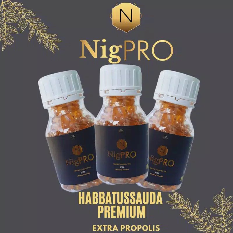 NigPRO Habbatussauda Oil Extra Propolis Trigona Atasi Masalah Kesehatan
