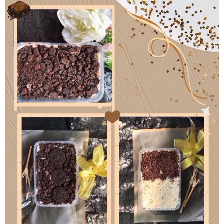 

BROWNIES COKLAT, KEJU, OREO BY MCKHALFA