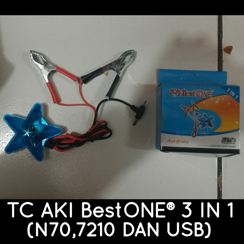 Charger Handphone Pake Aki motor 3 in 1 dan 2 usb