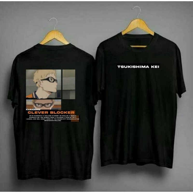 Mikey store Kaos anime original//Haikyuu//Tsukisima kei//Karasuno//baju Jepang//Anime manga.