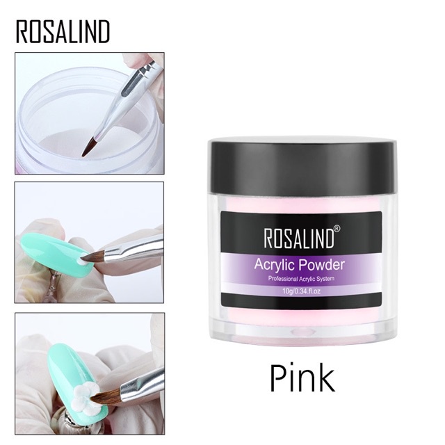 ROSALIND polymer acrylic powder resin bubuk akrelik 3d flower gel wedding nails