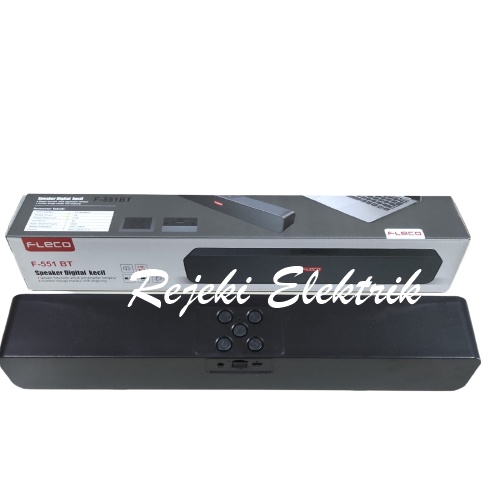 Soundbar Fleco F-551 BT Bluetooth USB - Speaker Leptop / Komputer / HP - Terbaru