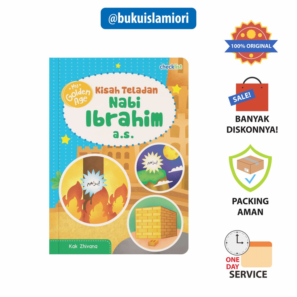 Boardbook Anak Kisah Teladan Nabi Ibrahim My Golden Age