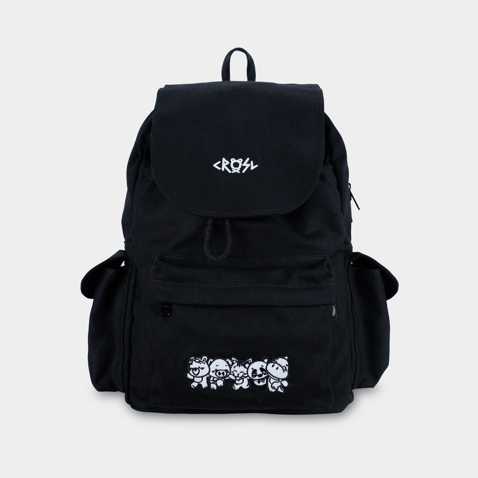 Crsl Black Gengs Rucksack Backpack Ransel Pria Ransel Wanita Tas Laptop