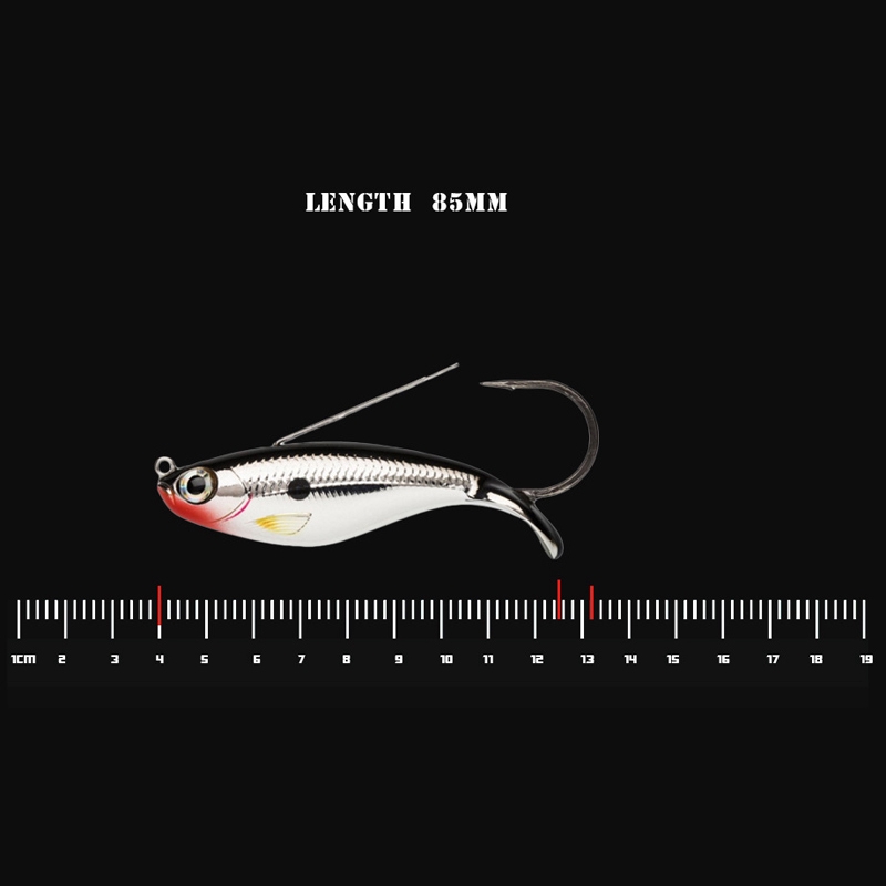 Heavy Sinking Minnow Alat Pancing CrankSet CrankBait Umpan Pancing relix nusantara Umpan Pancing Buatan Umpan Ikan Umpan Mancing Minnow Lure Kail Pancing 8.5cm 21.5g Alat Pancing Murah Umpan Mancing