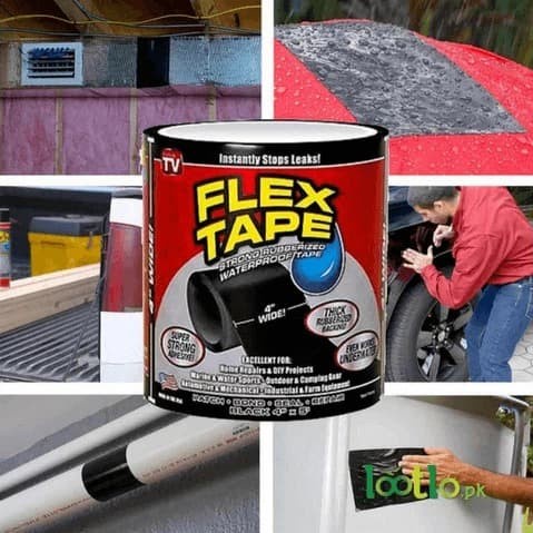 Flex Tape Isolasi Ajaib Super Kuat strong Rubberized WaterProof Lakban