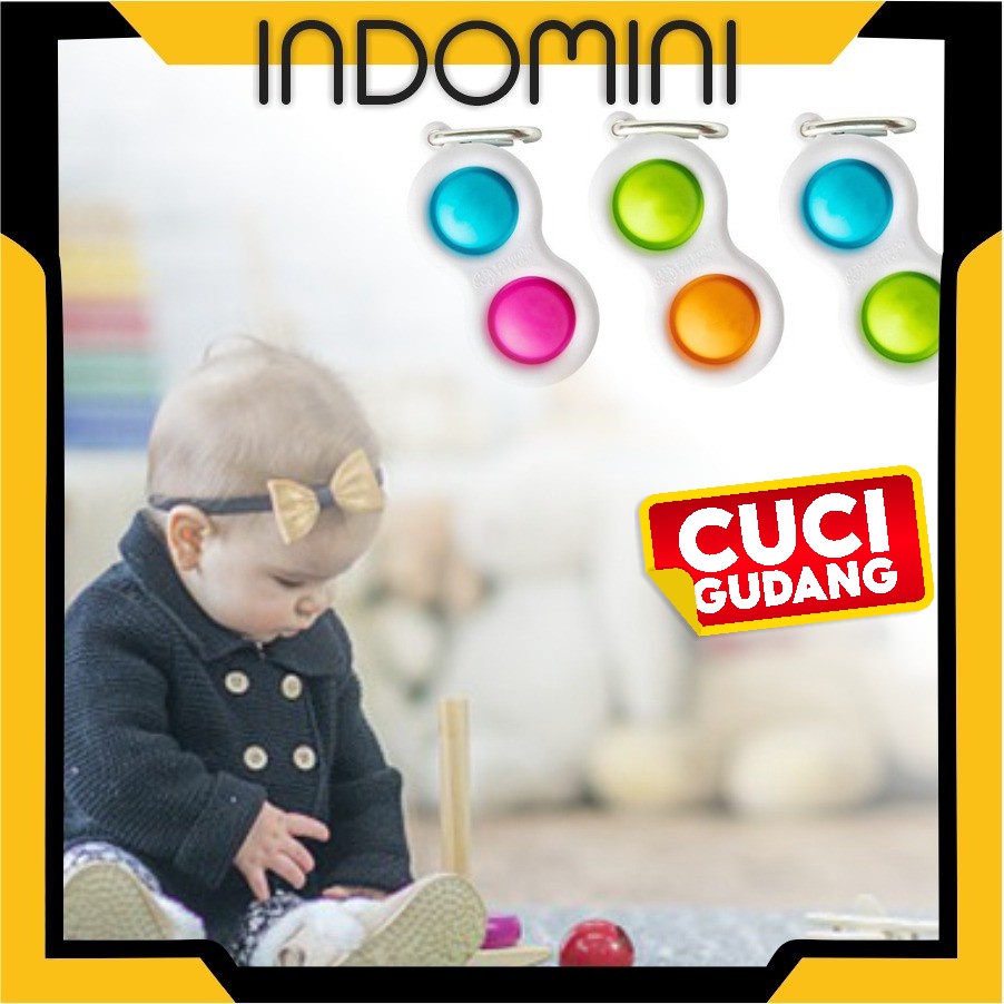INDOMINI R362 Simple Dimple Fidget Toy Set Stress Relief Toys Autism Anxiety Stress Hand Toys Kid