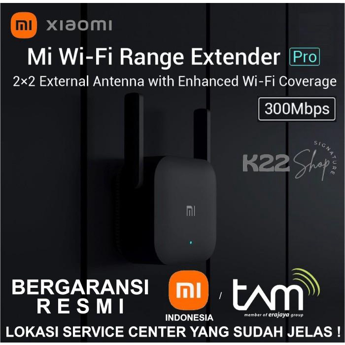 Xiaomi Mi Wifi Range Extender Pro Garansi Tam 12Bulan