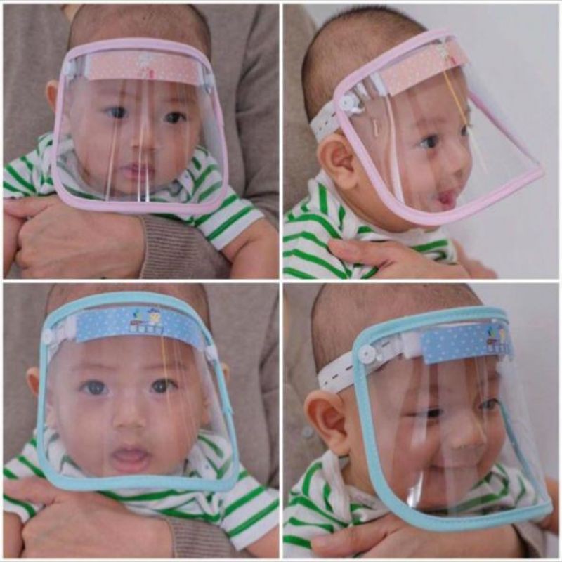 Face Shield Baby List Warna Pelindung Wajah Bayi