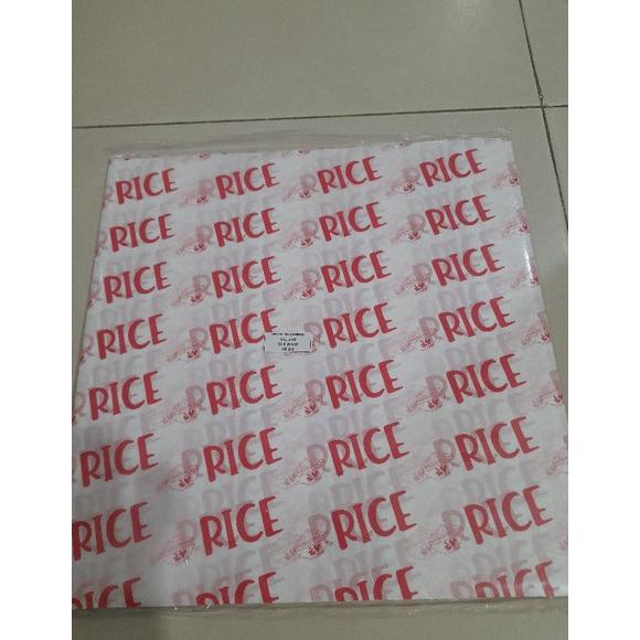 

Kertas Nasi Motif Printing 30X30 Cm - Anti Lengket Isi 100 Pcs