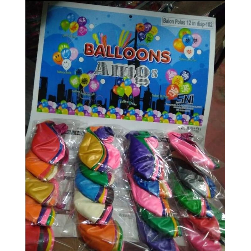 Balon AMGs warna-warni