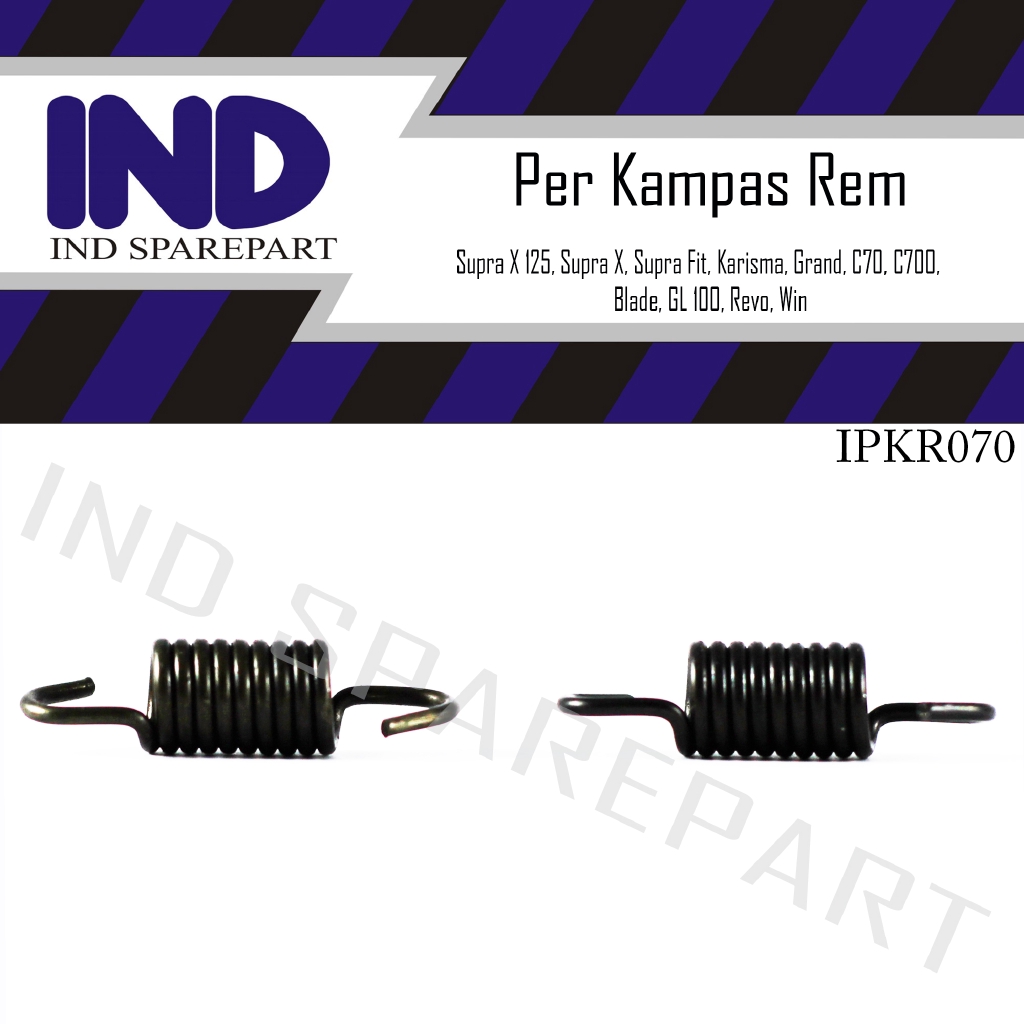 Per Kampas Rem Supra-X 125/Supra-X/Karisma-X/Grand/Blade/Revo/Win/C-70