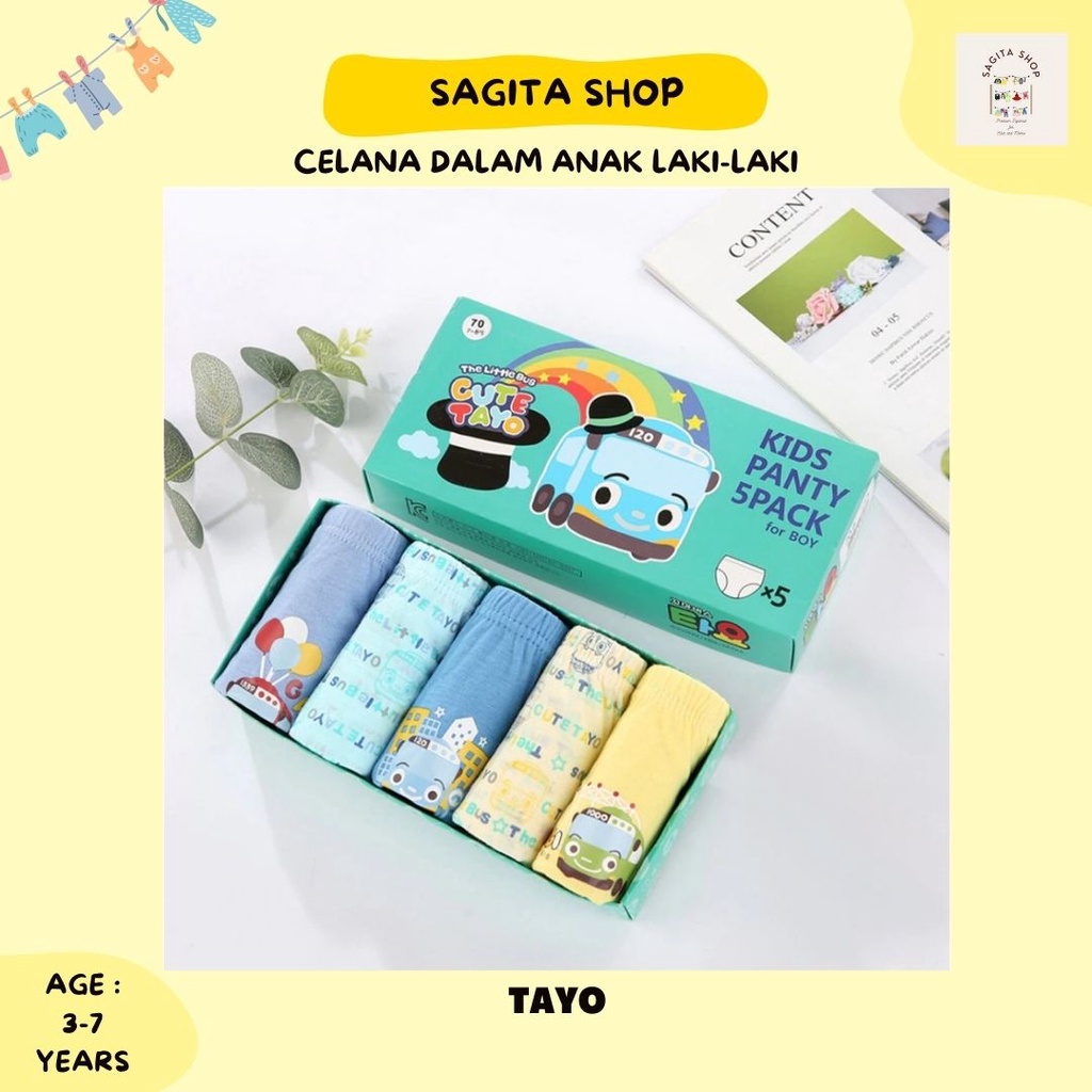 Celana Dalam Underwear Anak Laki-Laki Bahan Katun Celana Dalam Cangcut Undies Anak Laki Boy Cowo Kat