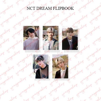 [READY / SET] DREAM FLIPBOOK NDRE PHOTOCARD UNOFFICIAL FANMADE YANGPASHOP JENO JAEMIN JISUNG