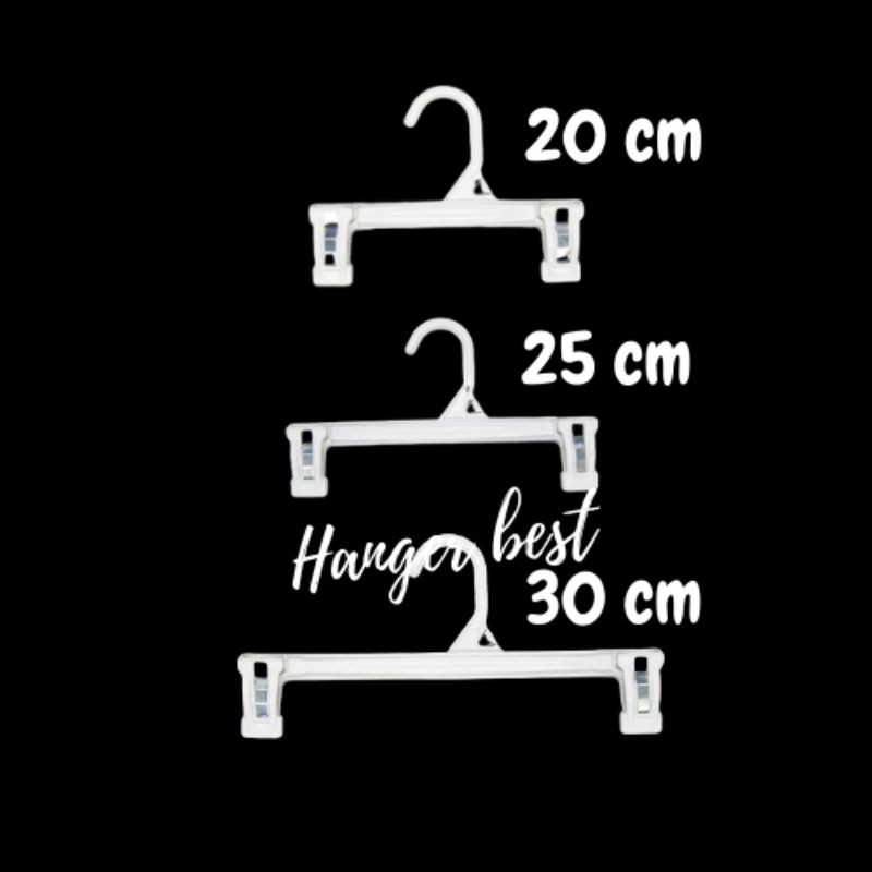 Hanger Jepit Celana / Kerudung / Rok / Baju Dewasa-Remaja Plastik | Gantungan Baju Jepit Dan Celana