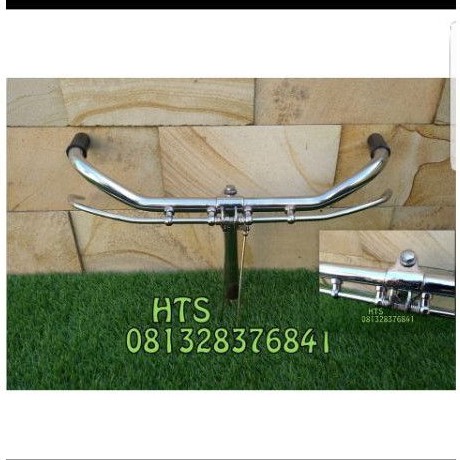 Stang Stir Sepeda Onthel Merk Burgers model kupu butterfly