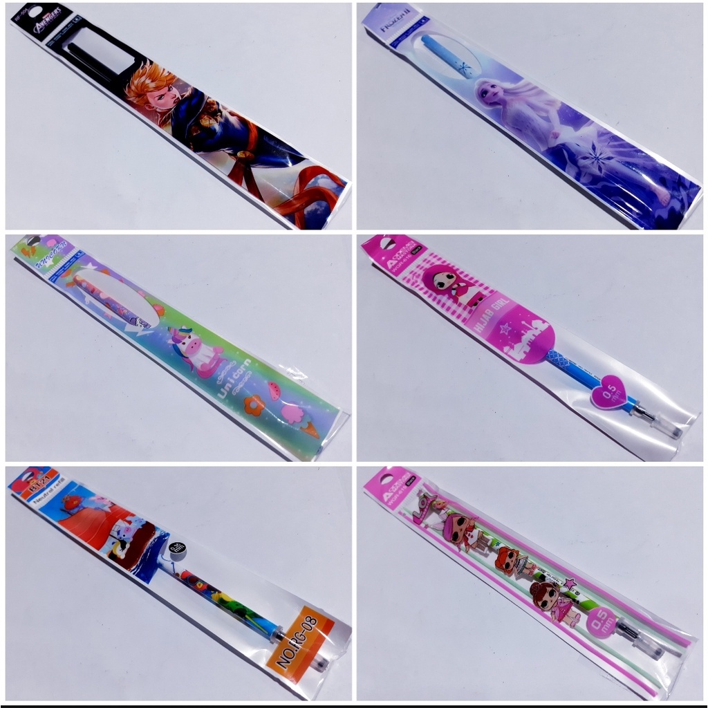 

REFILL GEL PEN SATUAN / ISI 1 PCS KARAKTER KARTUN. TERMURAH