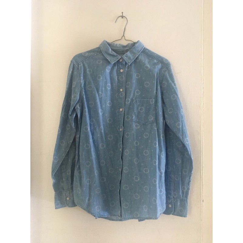 Preloved UNIQLO Denim long Shirt