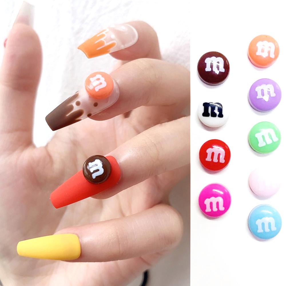Mxbeauty Perhiasan Nail Art DIY Kancing Kartun Manikur Aksesoris