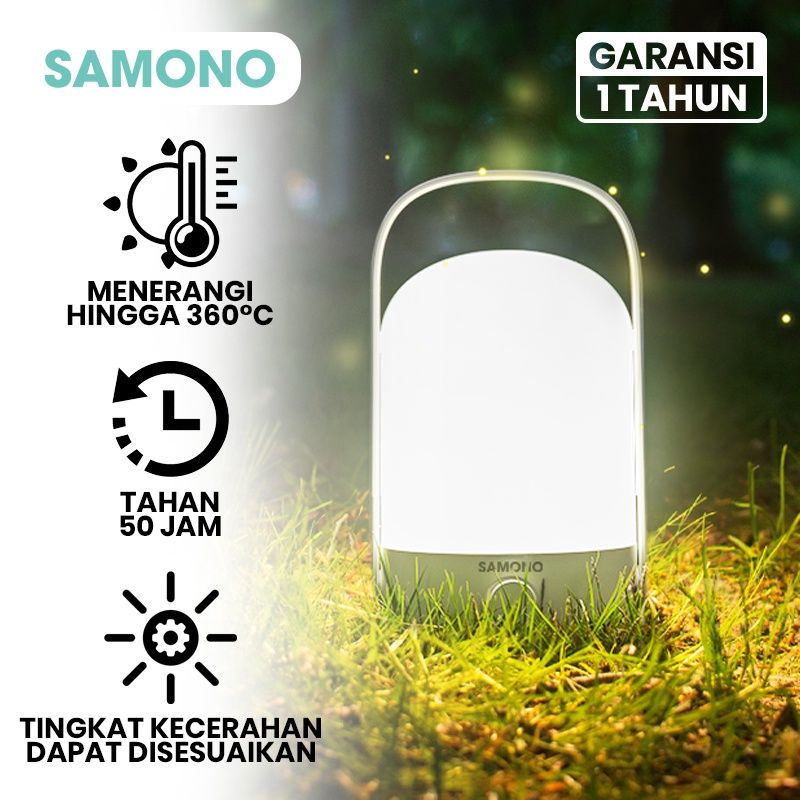 Samono SW-RLW08 Lampu Gantung Portable Rechargeable