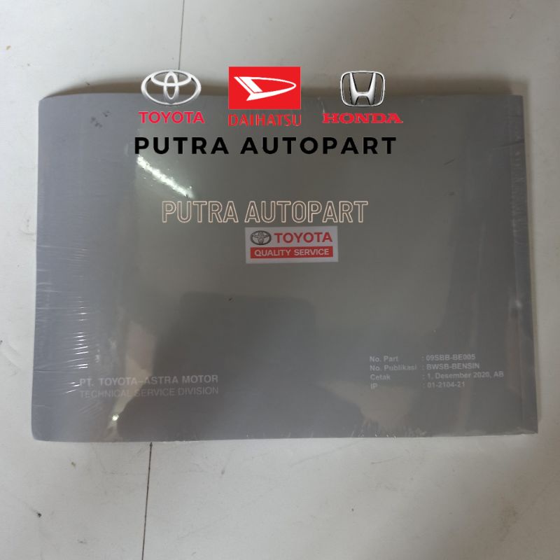 buku servis mobil toyota bensin buat semua tipe bensin original toyota