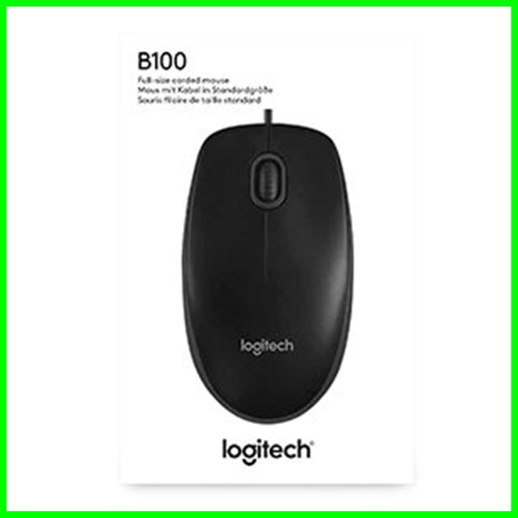 MOUSE LOGITECH B100 OPTICAL USB ORIGINAL