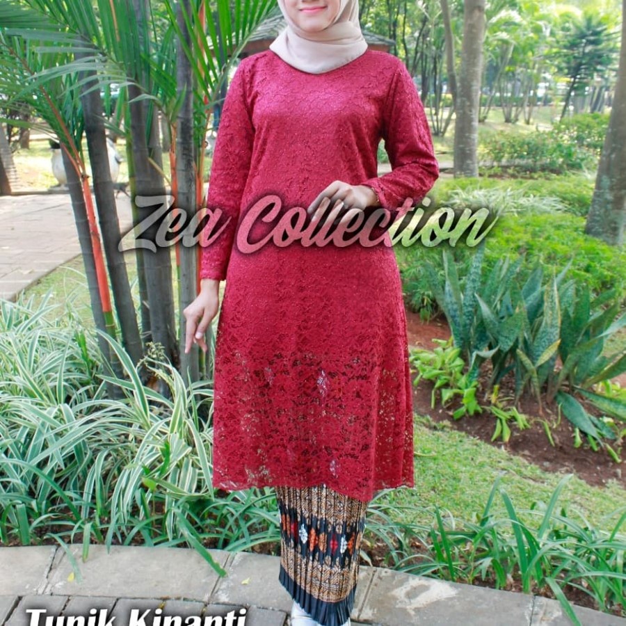 PROMO SETELAN KEBAYA TUNIK BROKAT - Setelan Kebaya Modern Brukat 2022 - Setelan Kebaya Modern Brukat Kondangan - Setelan Kebaya Brukat Jumbo - Kebaya Jumbo Brukatt - Kebaya Jumbo