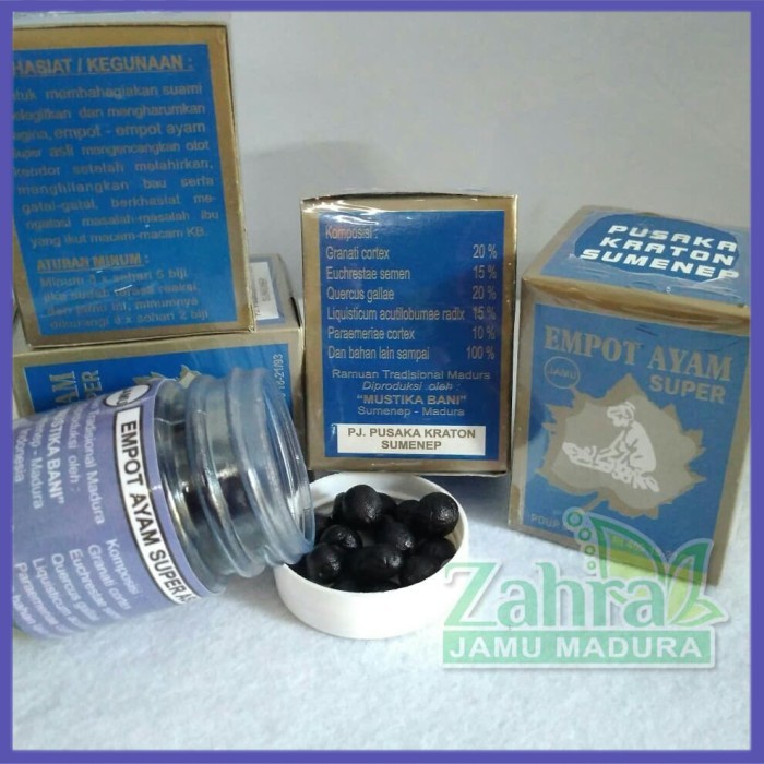 

✔ COD ✔ JAMU MADURA EMPOT AYAM SUPER AINUN BANI ORIGINAL